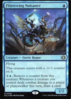 Flitterwing Nuisance Lorwyn Eclipsed Foil - Image 1
