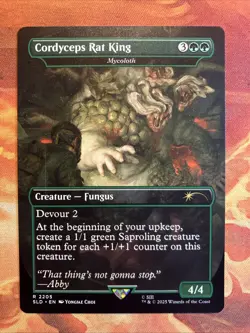 MTG Borderless Cordyceps Rat King - Mycoloth SLD: The Last of Us Part II - Image 1