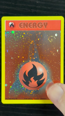 Pokemon League Promo ENERGIZE YOUR GAME Fire Energy Card Vintage - 2 x Swirl - Image 2