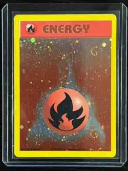 Pokemon League Promo ENERGIZE YOUR GAME Fire Energy Card Vintage - 2 x Swirl - Image 4