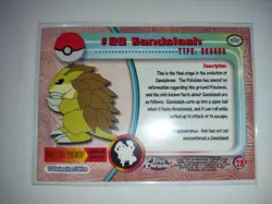 Topps Chrome Pokemon Sandslash #28 NM/M (A) - Image 2