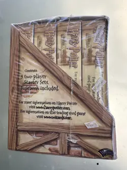 2001 Harry Potter Trading Card Game TCG Two Player Sealed Starter Box - 8 Decks - Image 5
