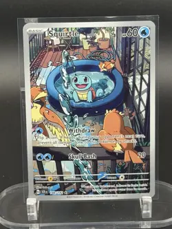 Pokemon TCG Squirtle 148/142 Sv07: Stellar Crown Holo NM - Image 1