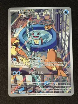 Pokemon TCG Squirtle 148/142 Sv07: Stellar Crown Holo NM - Image 3