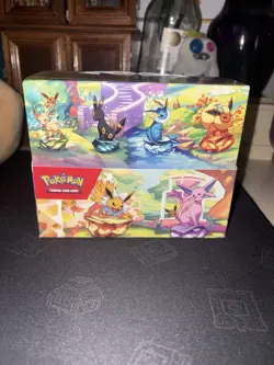 Pokemon Prismatic Evolutions Mini Tins Opened No Packs Full Set Of 8 with coins - Image 3
