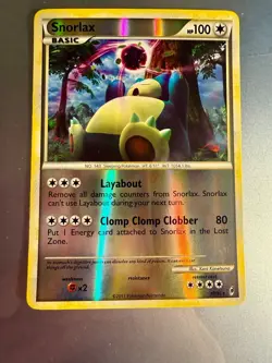Snorlax 33/95 Call of Legends Reverse Holo 2011 Pokemon Card - Image 1