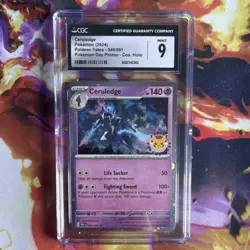 CGC 9 2024 Pokemon TCG Ceruledge 040/091 Pokemon Day Promo Paldean Fates Holo - Image 1