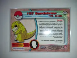 Topps Chrome Pokemon Sandshrew #27 NM/M (A) - Image 2