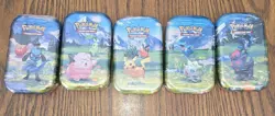 Full set Pokemon TCG: Ascended Heroes Mini Tins New Sealed (5 tins) - Image 1
