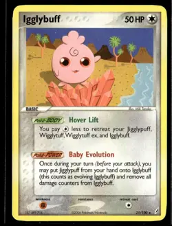 2006 EX - Crystal Guardians Igglybuff Basic/Rare #21 - Image 1