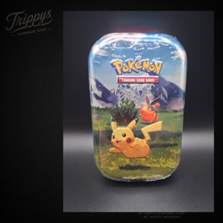 Pokemon TCG Triple Whammy Mini Tin Ascended Heroes Sealed Pikachu & Tepig - Image 1
