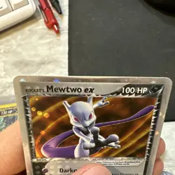 Pokemon Mewtwo EX Team Rocket Returns RR 99/109 Holo Ultra Rare Darkness Basic - Image 3