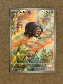 Pokemon TCG Obsidian Flames Lechonk 209/197 Illustration Rare Full Art NM - Image 1
