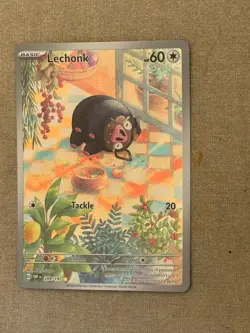 Pokemon TCG Obsidian Flames Lechonk 209/197 Illustration Rare Full Art NM - Image 3