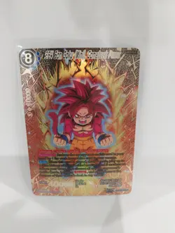 Dragon Ball Super Card Game Bt28 GOD RARE ss4 Son Goku Mini Comeback Power - Image 1