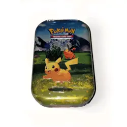 Pokemon TCG Multicolor Tin Featuring Pikachu & Tepig SEALED - Image 1