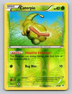 Caterpie 3/83 Common Generations Pokemon Reverse Holo NM - Image 1