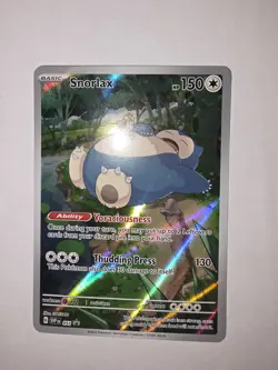 Pokemon Snorlax 051 SV Scarlet & Violet Promo Holo Basic 150 HP Eng - Image 1