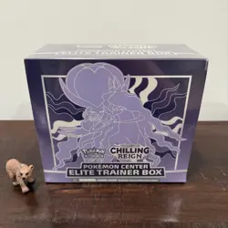 Pokemon Chilling Reign Pokemon Center ETB Elite Trainer Box SEALED NEW - Image 1