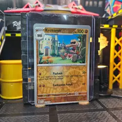 Krokorok Scarlet & Violet Reverse Holo Pokemon TCG 116/198 SV01 Common - Image 3