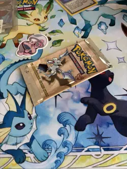 Pokemon TCG | EMPTY Fossil Booster Pack Wrapper | Lapras Art | Vintage WOTC 1999 - Image 4
