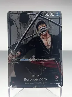 OP01-001 Roronoa Zoro 25th Anniversary Promo Alternate Art One Piece TCG English - Image 2