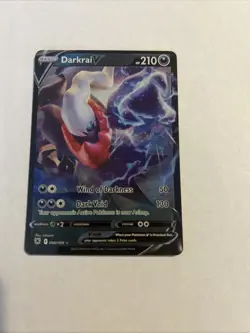 Pokemon TCG Darkrai v Astral Radiance Holo Ultra Rare Card 098/189 - Image 1