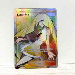 Pokemon Card - Lusamine 110/111 Holo Full Art Ultra Rare Crimson Invasion - Image 1