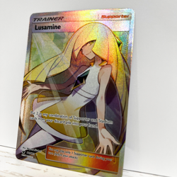 Pokemon Card - Lusamine 110/111 Holo Full Art Ultra Rare Crimson Invasion - Image 2