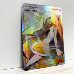 Pokemon Card - Lusamine 110/111 Holo Full Art Ultra Rare Crimson Invasion - Image 3