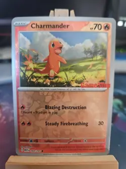 Pokemon TCG Charmander Scarlet & Violet GameStop Promo Card 004/165 NM - Image 1