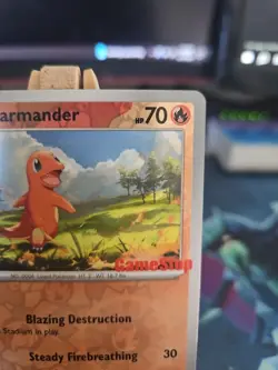 Pokemon TCG Charmander Scarlet & Violet GameStop Promo Card 004/165 NM - Image 3