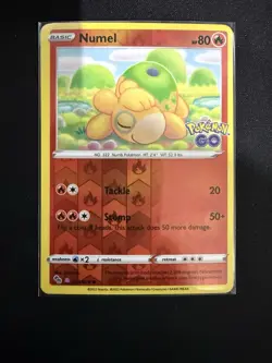 Numel Peelable Ditto Reverse Holo Pokemon Go TCG Card 013/078 Unpeeled NM - Image 1