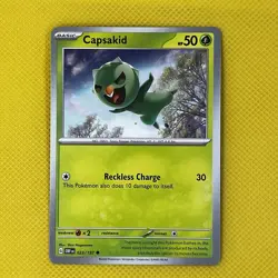 Capsakid 023/197 Common Obsidian Flames scarlet & Violet Pokemon Card NM - Image 1