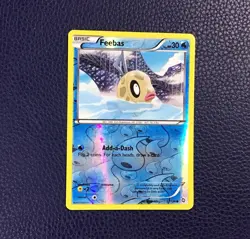 Feebas 27/124 - LP REVERSE HOLO BW Dragons Exalted - Pokemon 2012 TCG Card - Image 1
