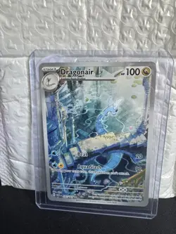Pokemon TCG Dragonair Illustration Rare Card 181/165 Scarlet & Violet 151 - Image 1