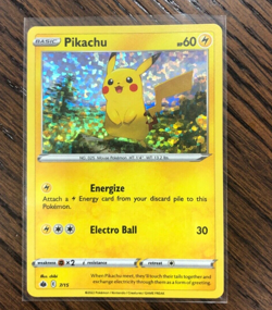 McDonald's 2022 Pikachu 7/15 Match Battle RARE Holo Pokemon Card - Sleeved - Image 1