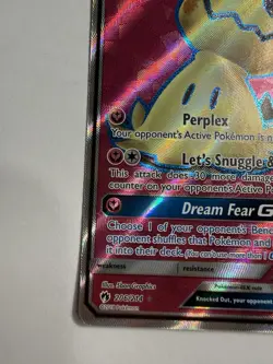 LP Mimikyu GX Full Art 206/214 Sun Moon Lost Thunder Pokemon card English - Image 3