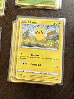 McDonalds Pokemon 2022 Pikachu Holo Foil 7/15 Pack Fresh Card - Image 2