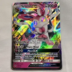 Pokemon TCG Sylveon GX Guardians Rising Ultra Rare Card 92/145 - Image 1