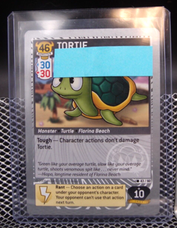 MapleStory iTCG Set 2: OMG! Bosses TORTIE #43/60 _ Silver Code Card - Image 1