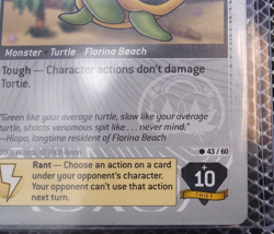 MapleStory iTCG Set 2: OMG! Bosses TORTIE #43/60 _ Silver Code Card - Image 4