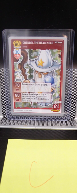 MapleStory iTCG Set 4: NPC Heroes GRENDEL THE REALLY OLD #21/60 RARE Card (C) - Image 1