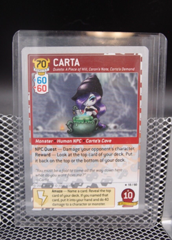 MapleStory iTCG Set 4: NPC Heroes CARTA #18/60 RARE Card - Image 1