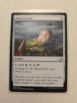 Savai Crystal - Ikoria: Lair of Behemoths - LP - Uncommon - Artifact - Image 1
