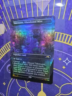 Takenuma, Abandoned Mire Borderless - Kamigawa Neon Dynasty - Foil - Near Mint - Image 2