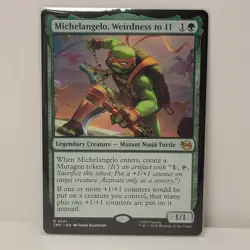 Michelangelo, Weirdness to 11 Teenage Mutant Ninja Turtles Regular Rare NM+ - Image 1