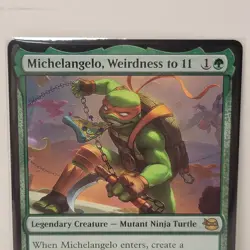 Michelangelo, Weirdness to 11 Teenage Mutant Ninja Turtles Regular Rare NM+ - Image 2
