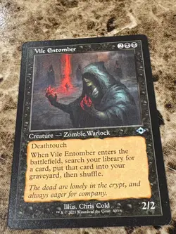 VILE ENTOMBER Magic the Gathering MTG Modern Horizons 2 Retro Frame - Image 1