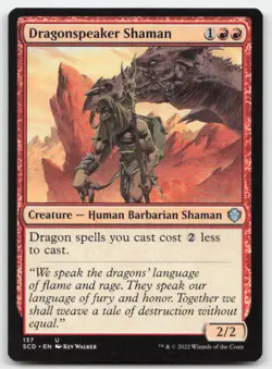 Dragonspeaker Shaman 137 SCD Starter Commander Decks Magic MTG NM - Image 1